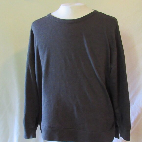 Buffalo David Bitton Dark Gray Sweatshirt Size XL Cotton Blend EUC - Picture 2 of 9